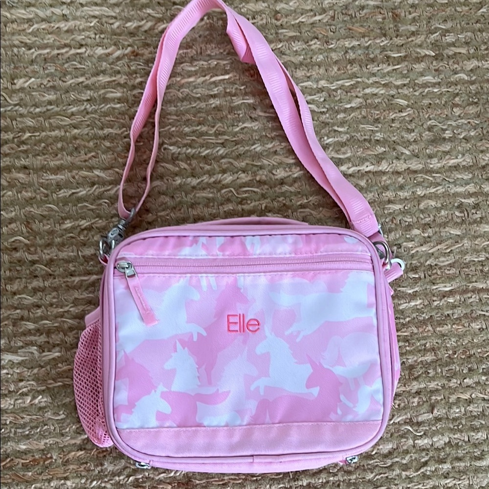 Pottery Barn Kids Lunchbox monogram Elle